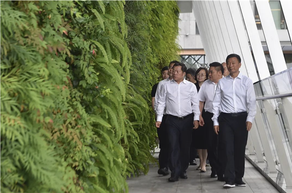 四川天府新区党工委书记周先毅带队调研PP王者电子集团